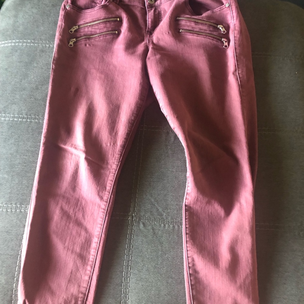 Womens jeggings maroon suze 16 Torrid